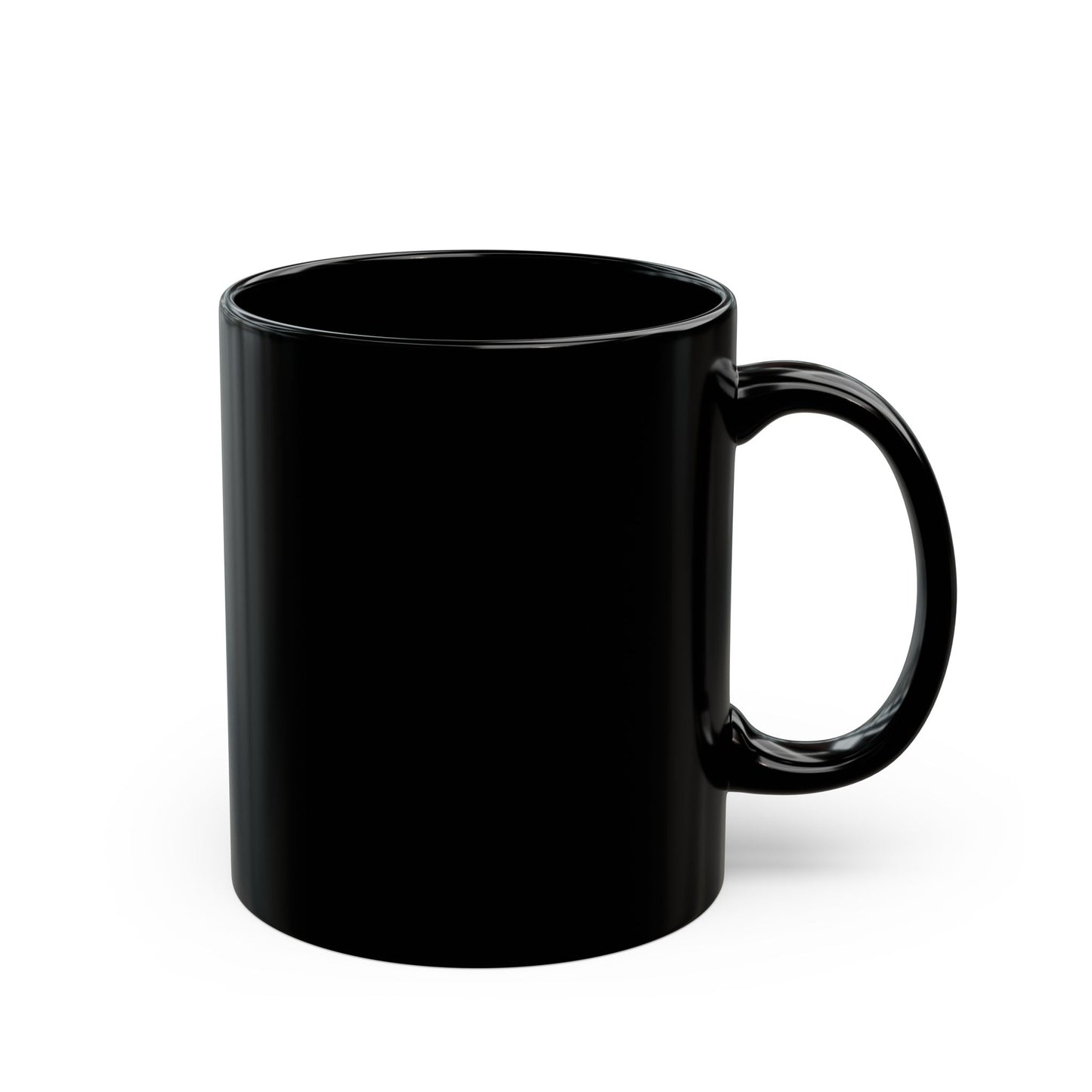 Chaos Over Coffee Emote Black Mug - Perfect Gift for Coffee Lovers
