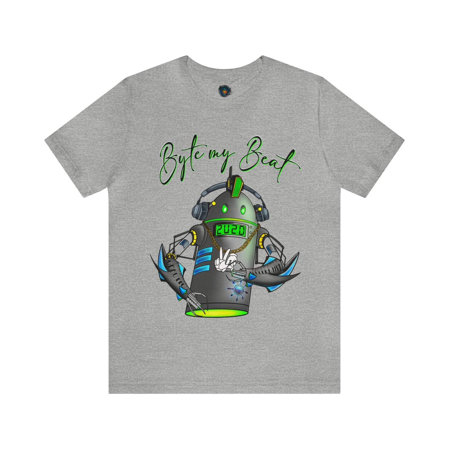 Byte my Beat, Chaotic Collective. Letters Unisex Jersey Short Sleeve Tee