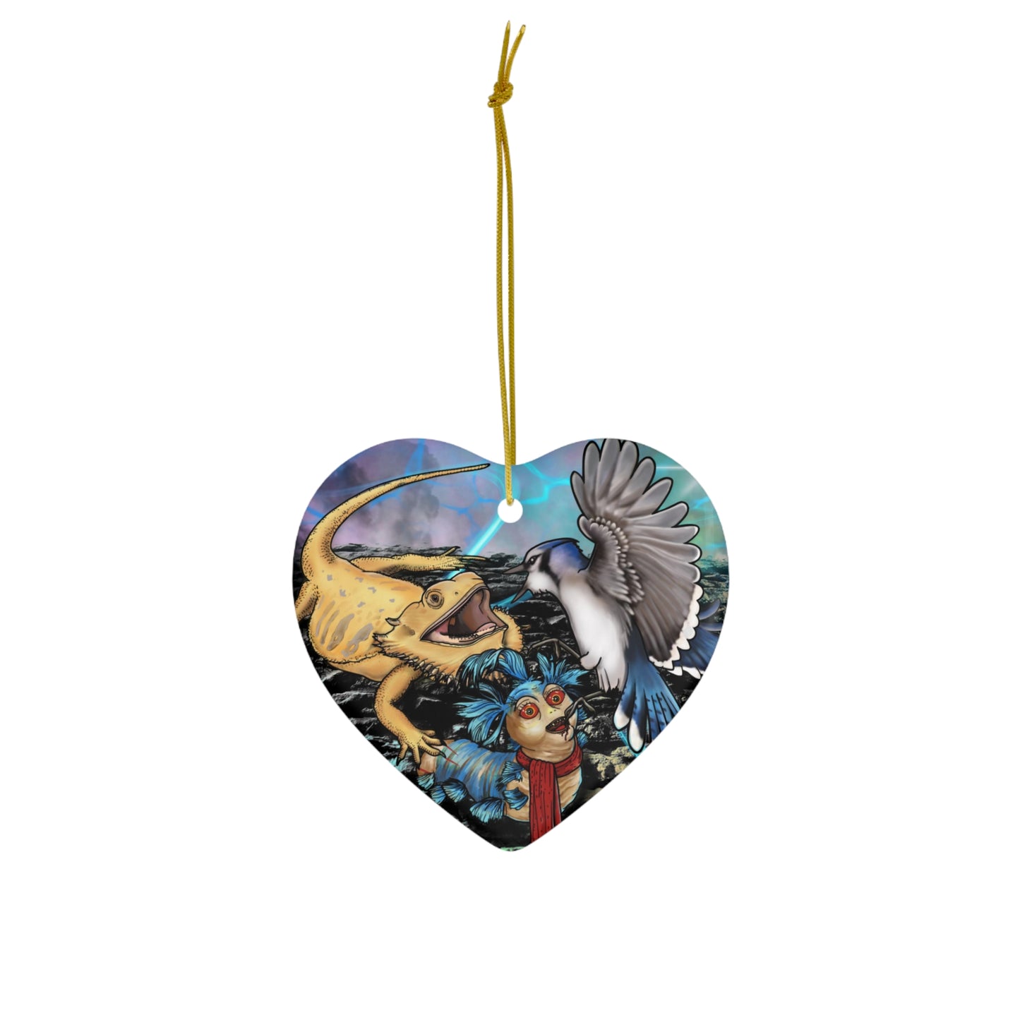 Mini Royal Ceramic Ornament, 2 Shapes