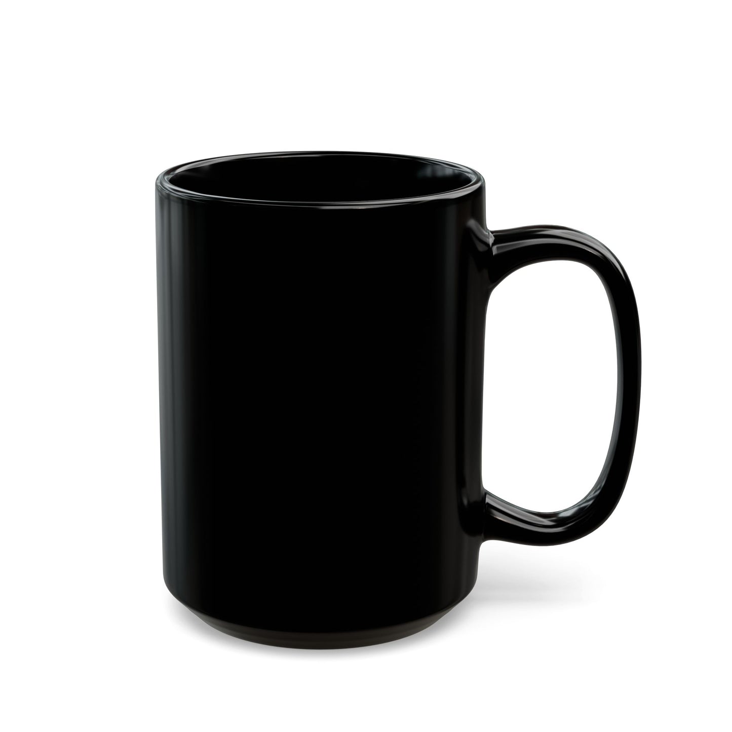 Chaos Over Coffee Emote Black Mug - Perfect Gift for Coffee Lovers