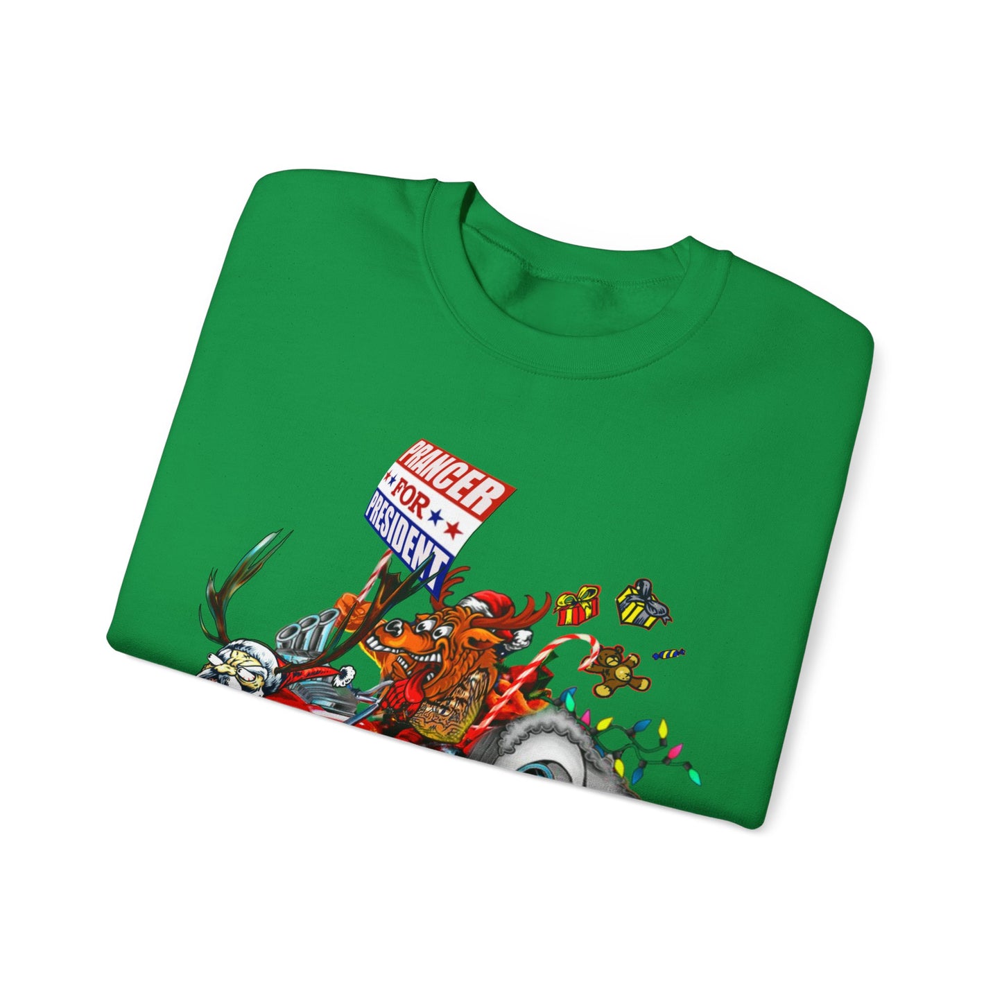 Prancer for President Unisex Heavy Blend™ Crewneck Sweatshirt
