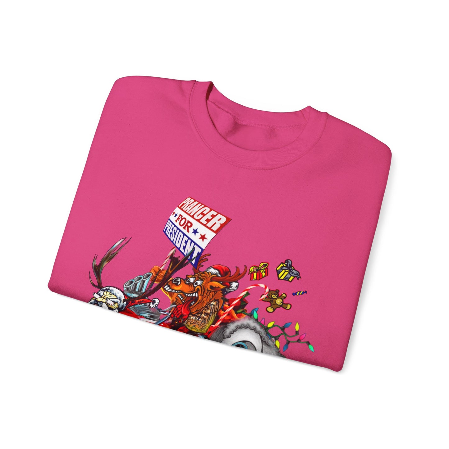 Prancer for President Unisex Heavy Blend™ Crewneck Sweatshirt
