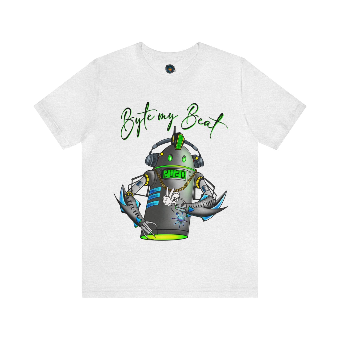 Byte my Beat, Chaotic Collective. Letters Unisex Jersey Short Sleeve Tee