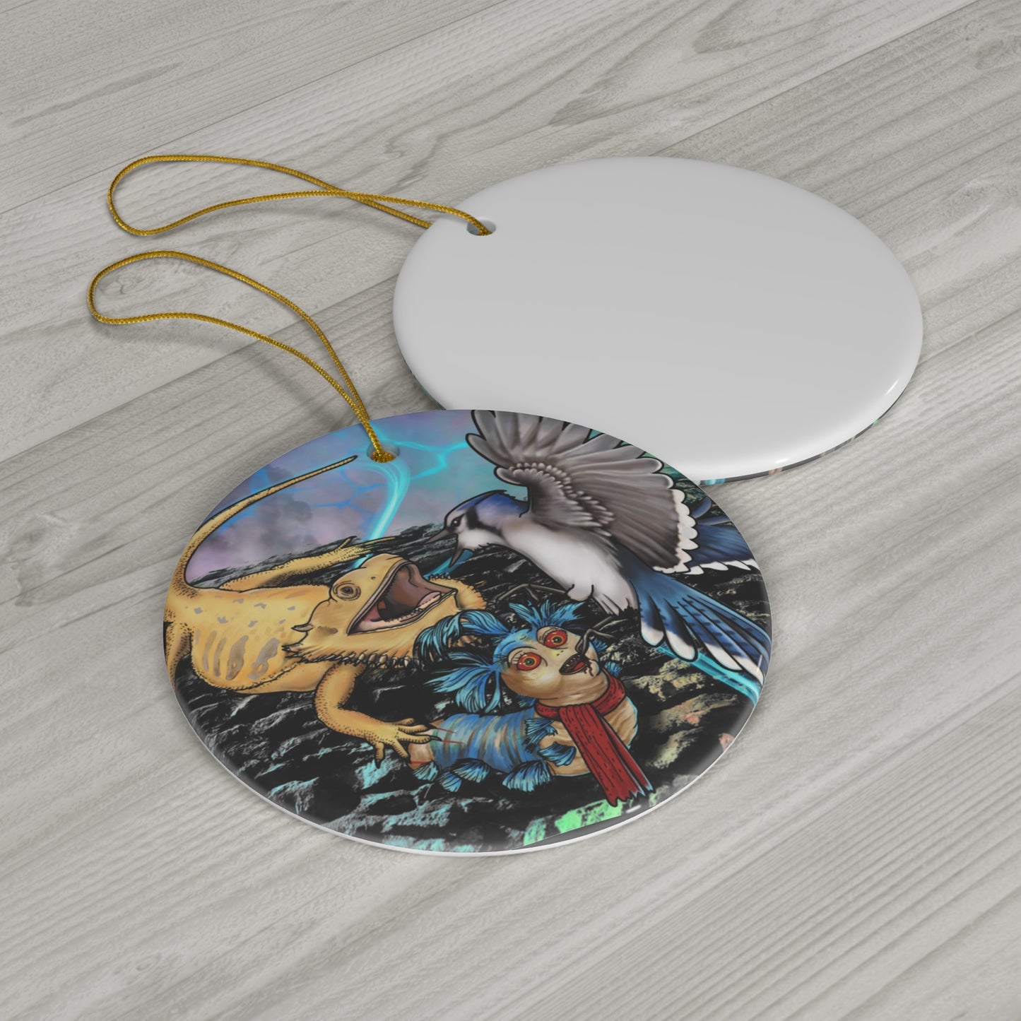 Mini Royal Ceramic Ornament, 2 Shapes