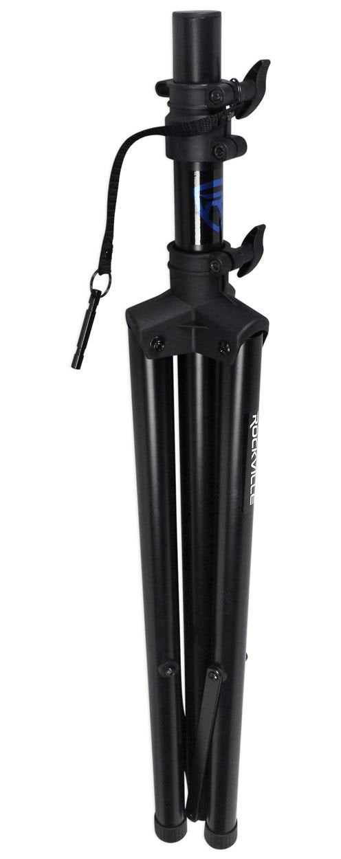 Rockville Pair RVES1 Adjustable Tripod DJ PA Speaker Stands +Carry Bag/Universal