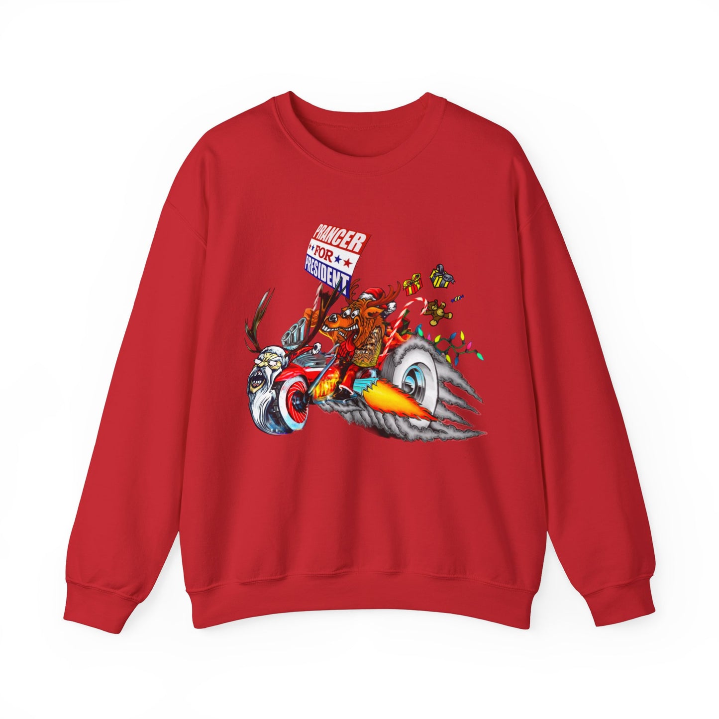 Prancer for President Unisex Heavy Blend™ Crewneck Sweatshirt