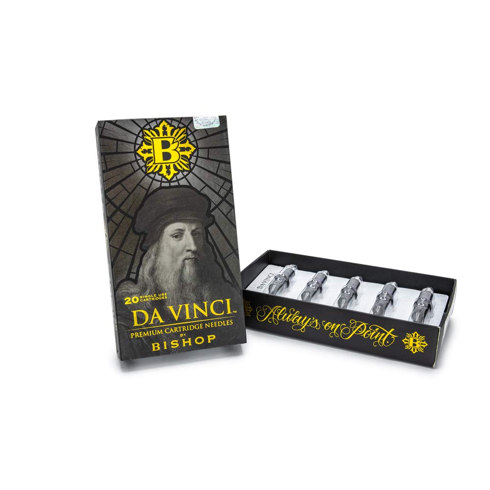 Bishop Da Vinci V2 Cartridge Tattoo Needles - Round Liner - Long Taper (1401RLT)