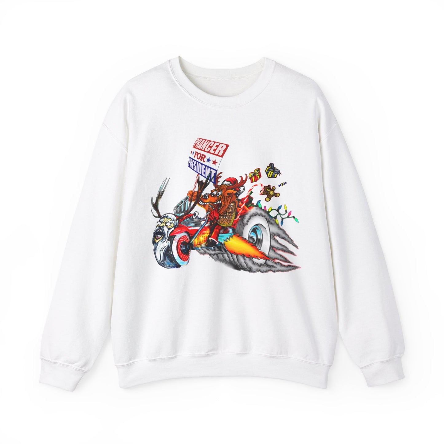 Prancer for President Unisex Heavy Blend™ Crewneck Sweatshirt