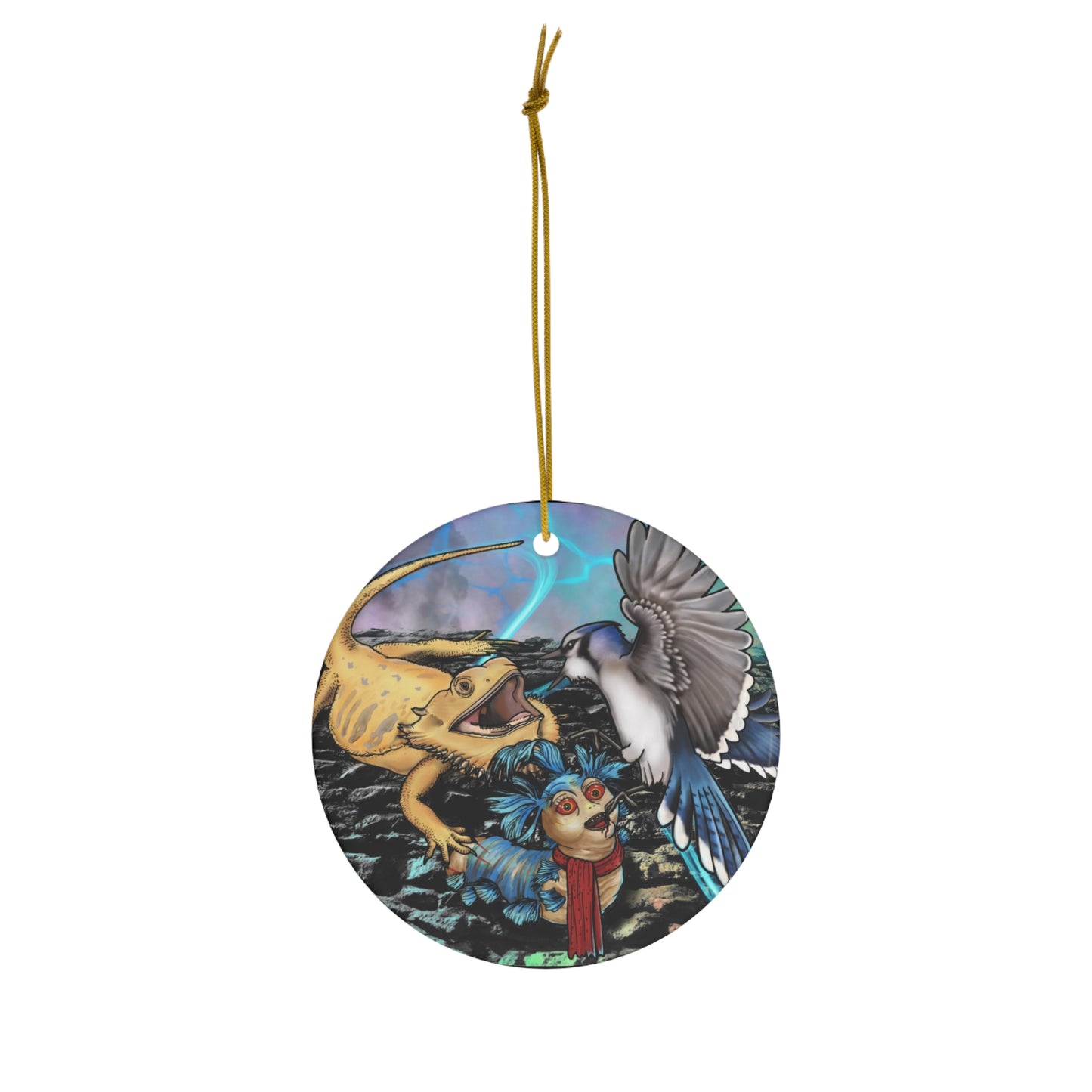 Mini Royal Ceramic Ornament, 2 Shapes