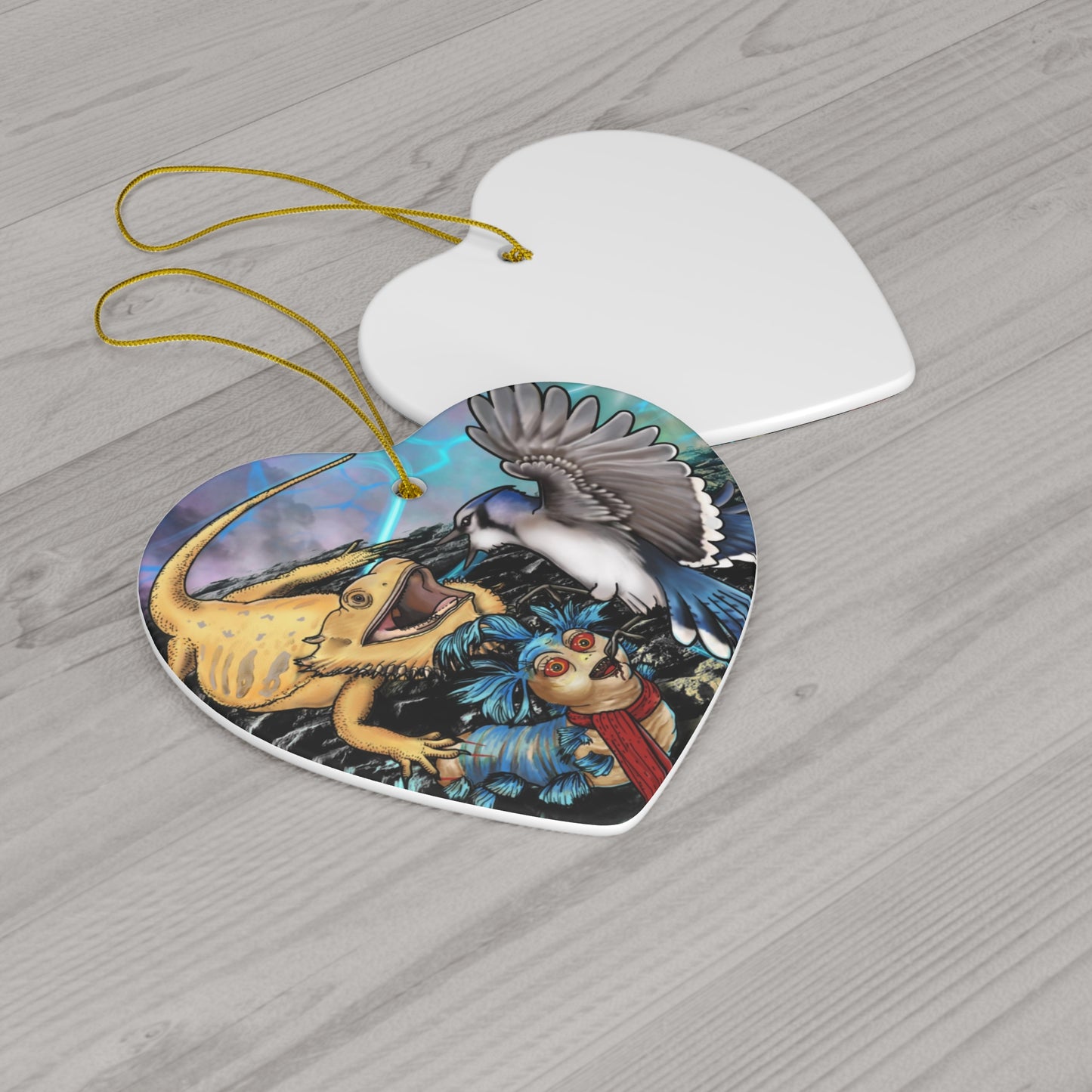 Mini Royal Ceramic Ornament, 2 Shapes