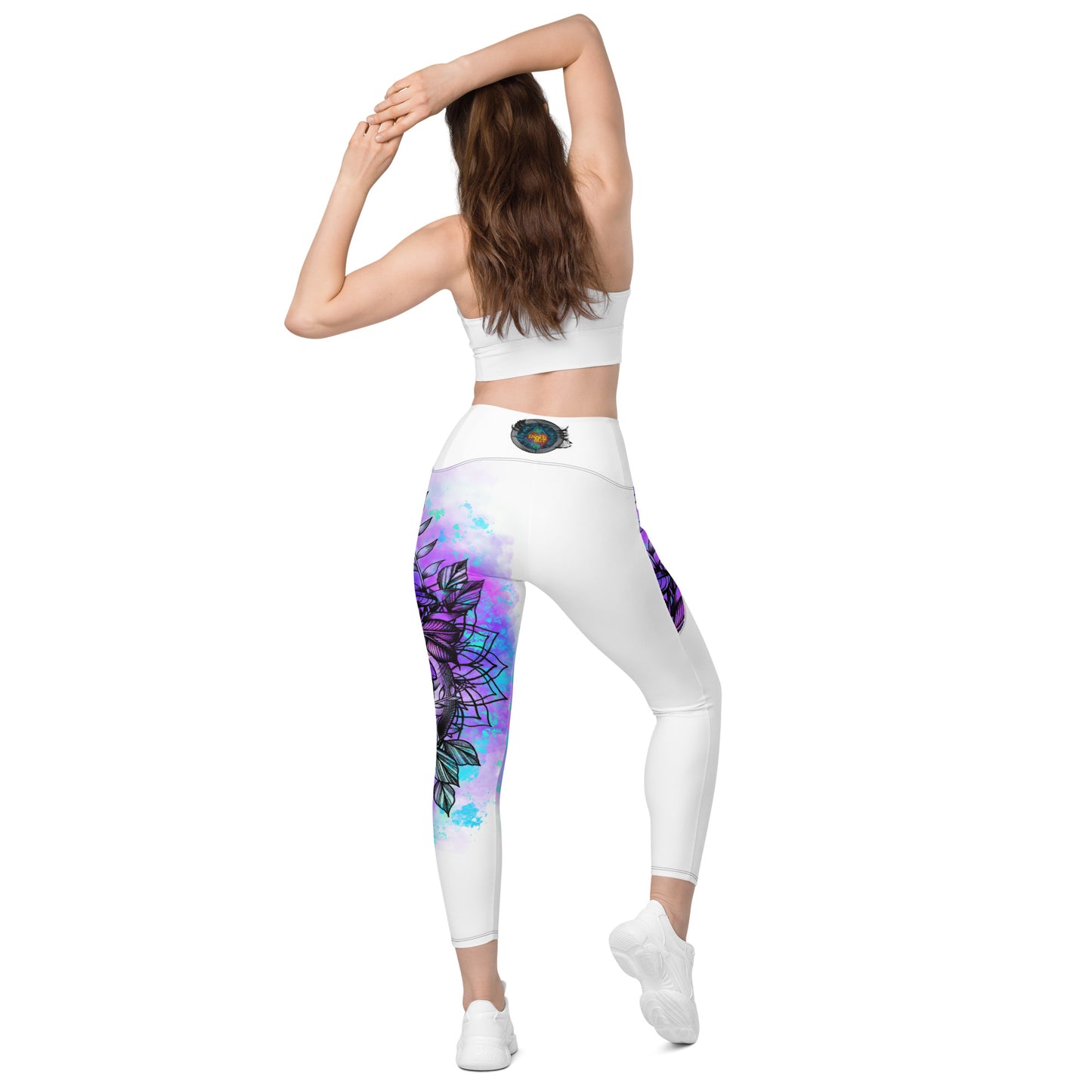 Shroomed Out Skull Leggings with pockets