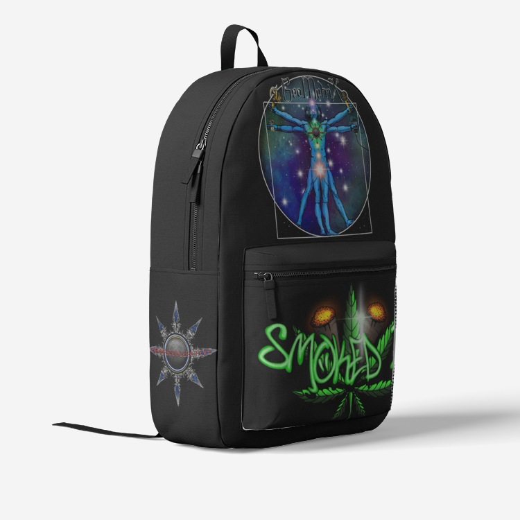 GeoMetrix, Smoked In, Chaotic Collective Colorful Trendy Backpack