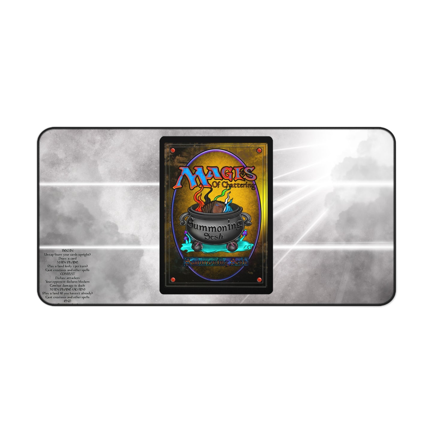 Mages of Chattering SummoningSesh Card Mat