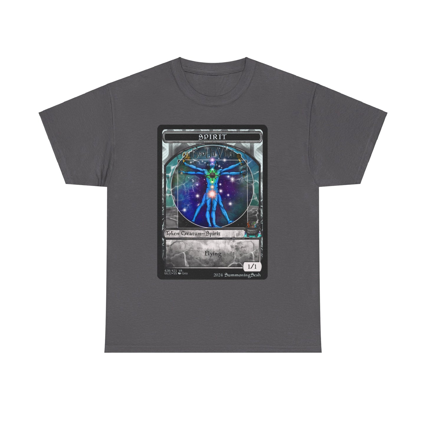 Geo DaVinci Spirit Token Unisex Heavy Cotton Tee