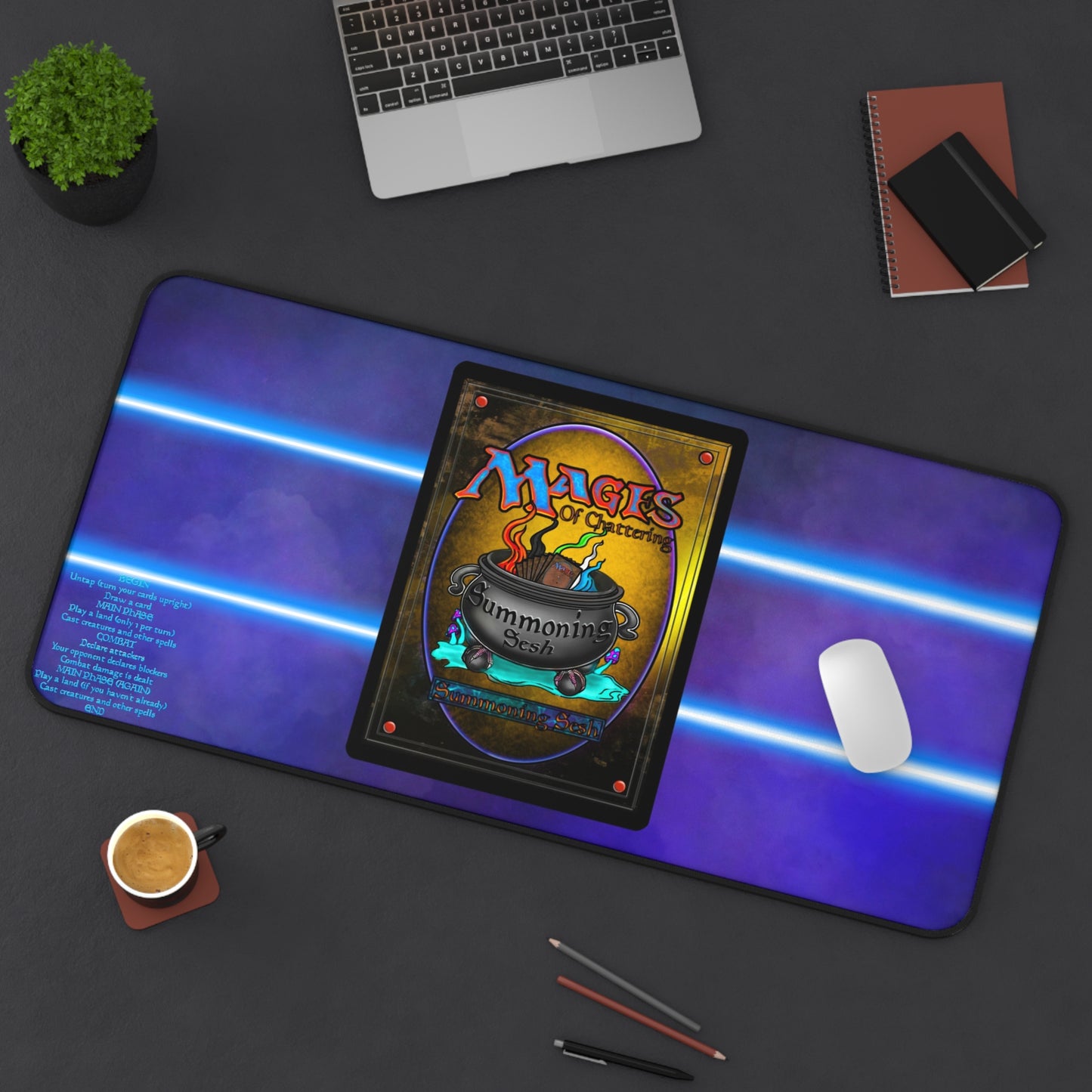 Mages of Chattering SummoningSesh Card Mat