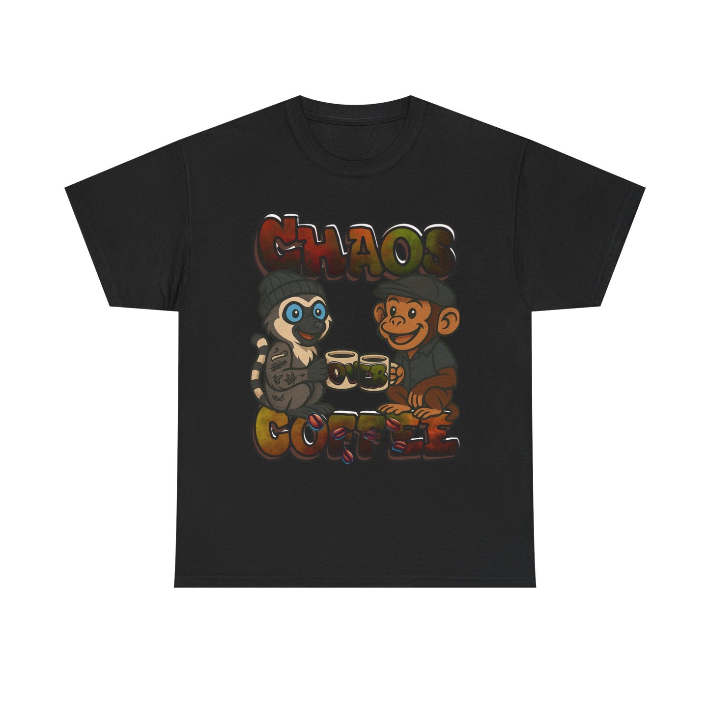 Chaos Over Coffee emotes Heavy Cotton Tee