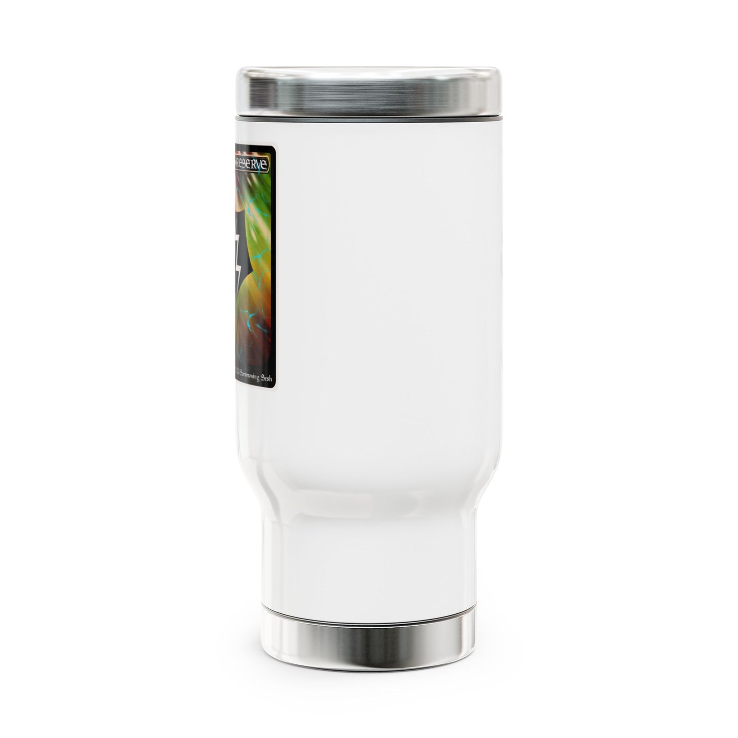 Stainless Steel Travel Mug with Handle, 14oz