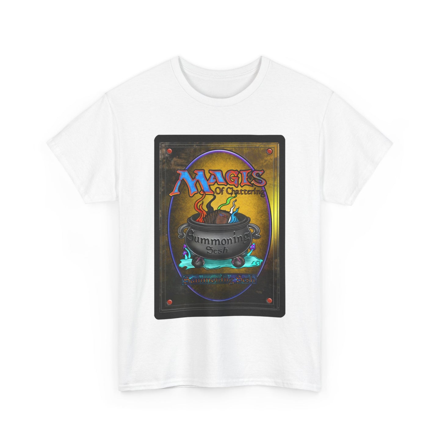 Mages of Chattering Sumnoning Sesh Unisex Heavy Cotton Tee