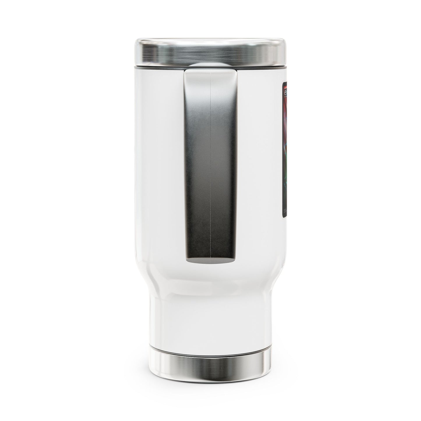 Stainless Steel Travel Mug with Handle, 14oz