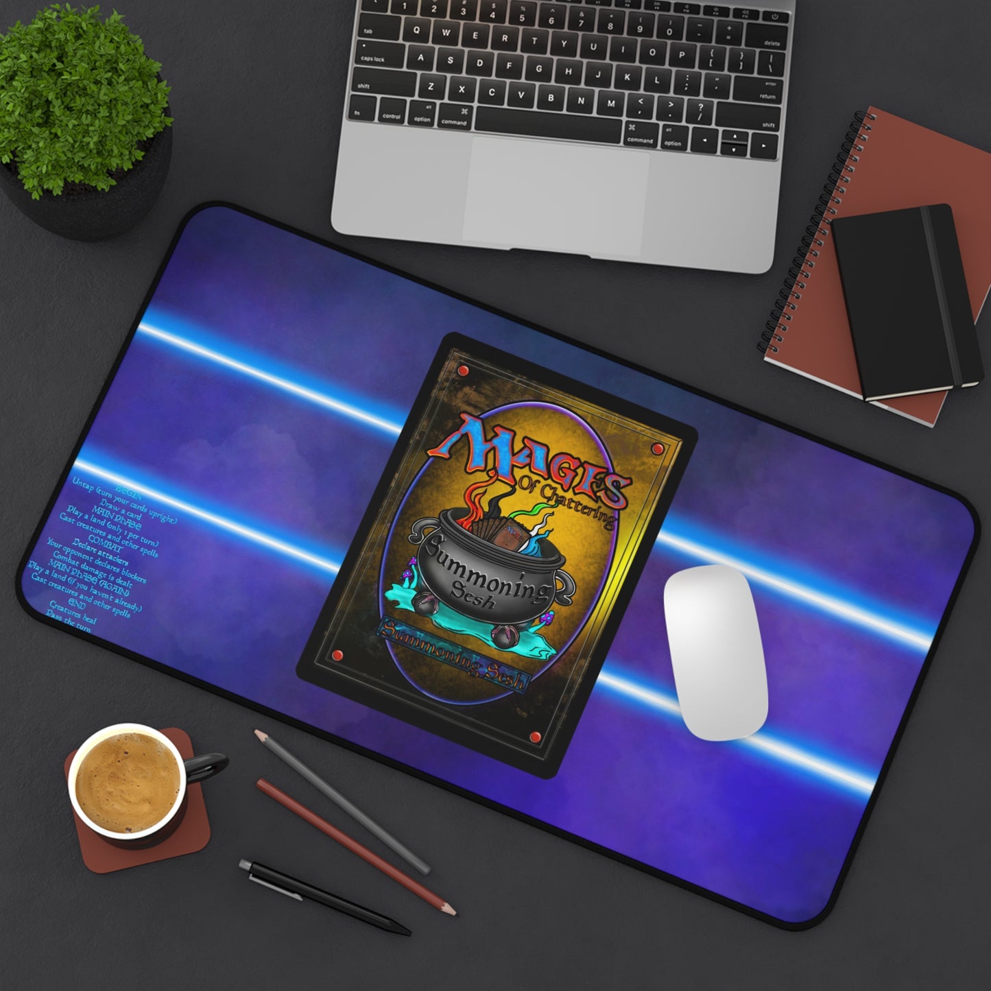 Mages of Chattering SummoningSesh Card Mat