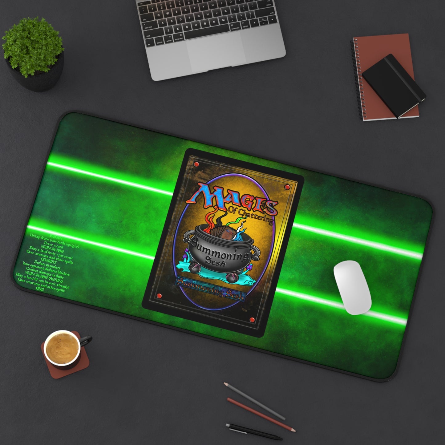 Mages of Chattering SummoningSesh Card Mat