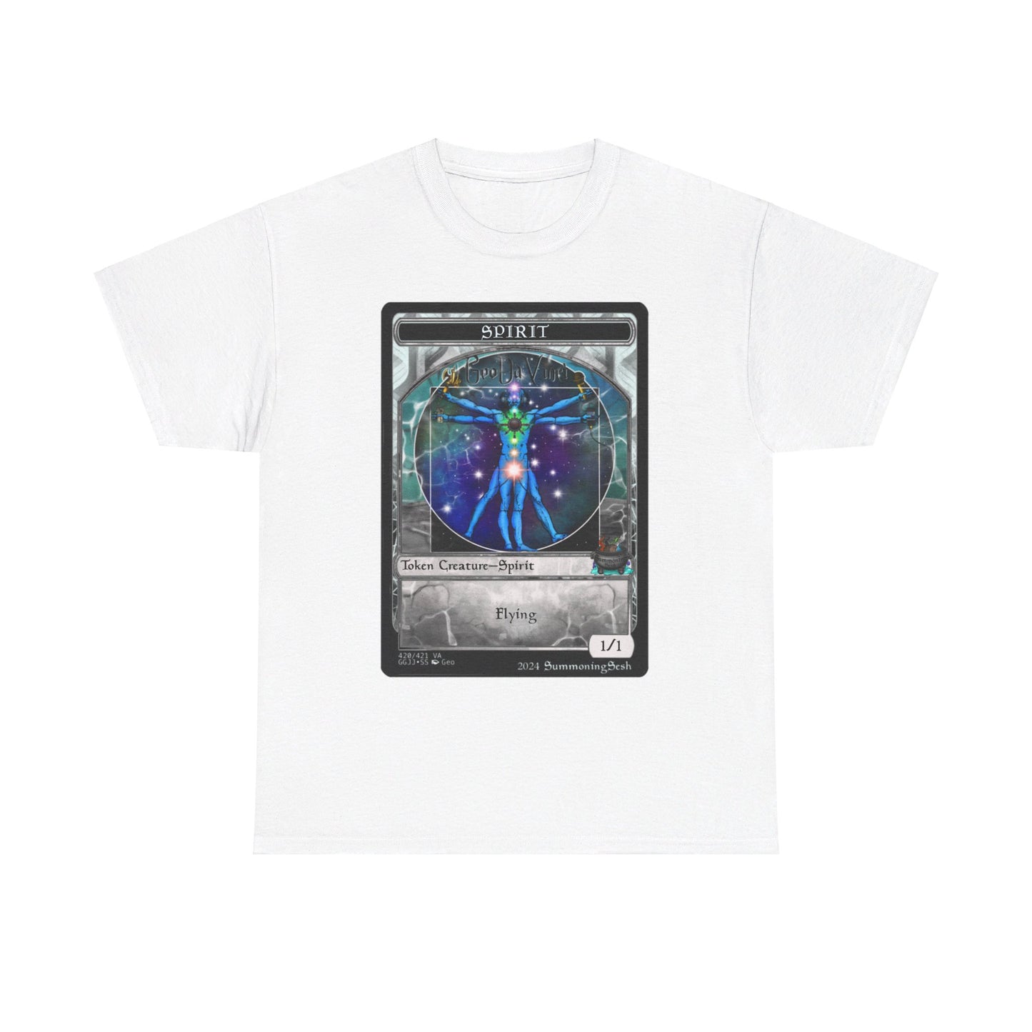 Geo DaVinci Spirit Token Unisex Heavy Cotton Tee