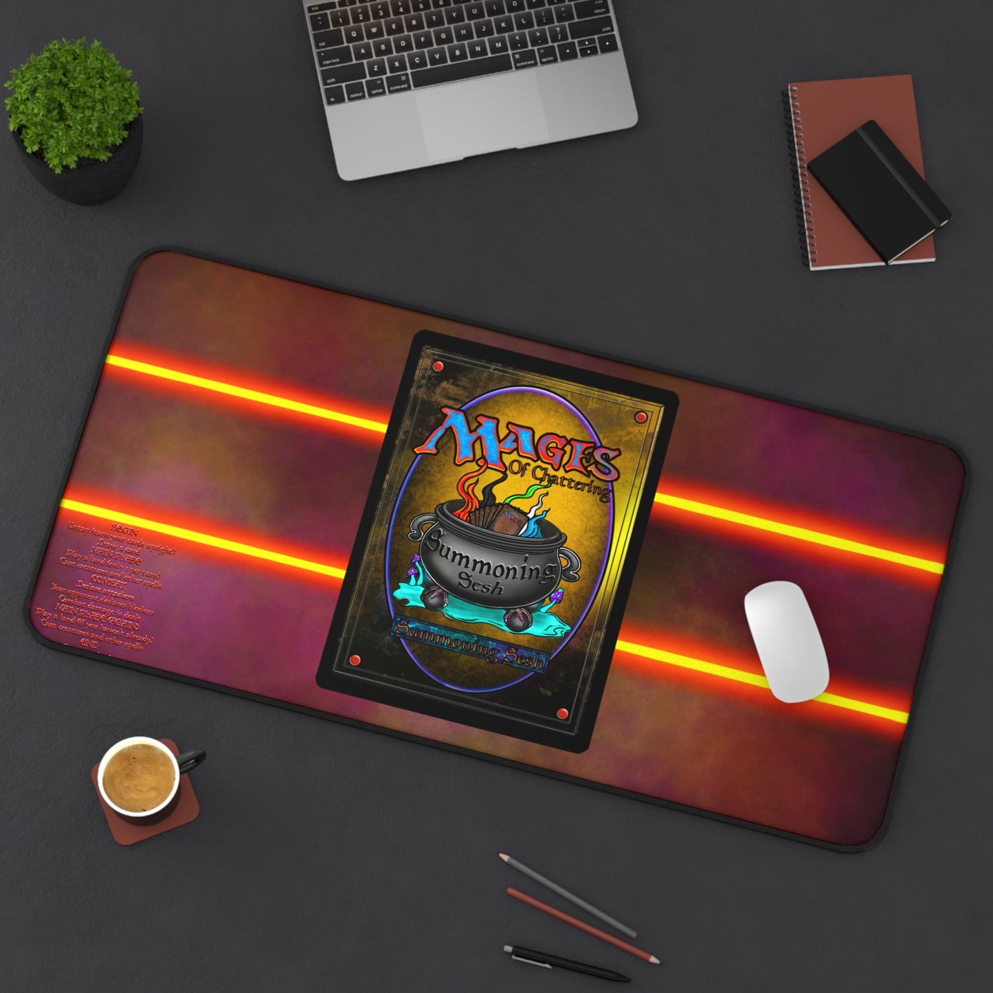 Mages of Chattering SummoningSesh Card Mat