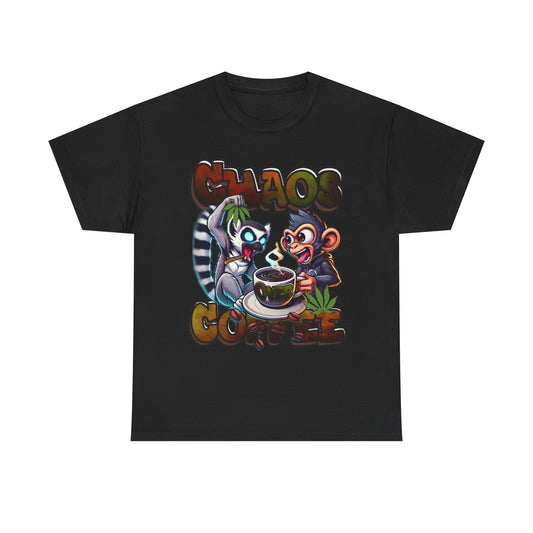 Chaos Over Coffee Smoked In Heavy Cotton Tee
