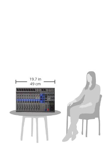Zoom LiveTrak L-12 Digital Mixer & Multitrack Recorder, for Music, Podcasting, and More, 12-Input/ 14-Channel SD Recorder, 14-in/4-out USB Audio Interface, 5 Powered Headphone Outputs