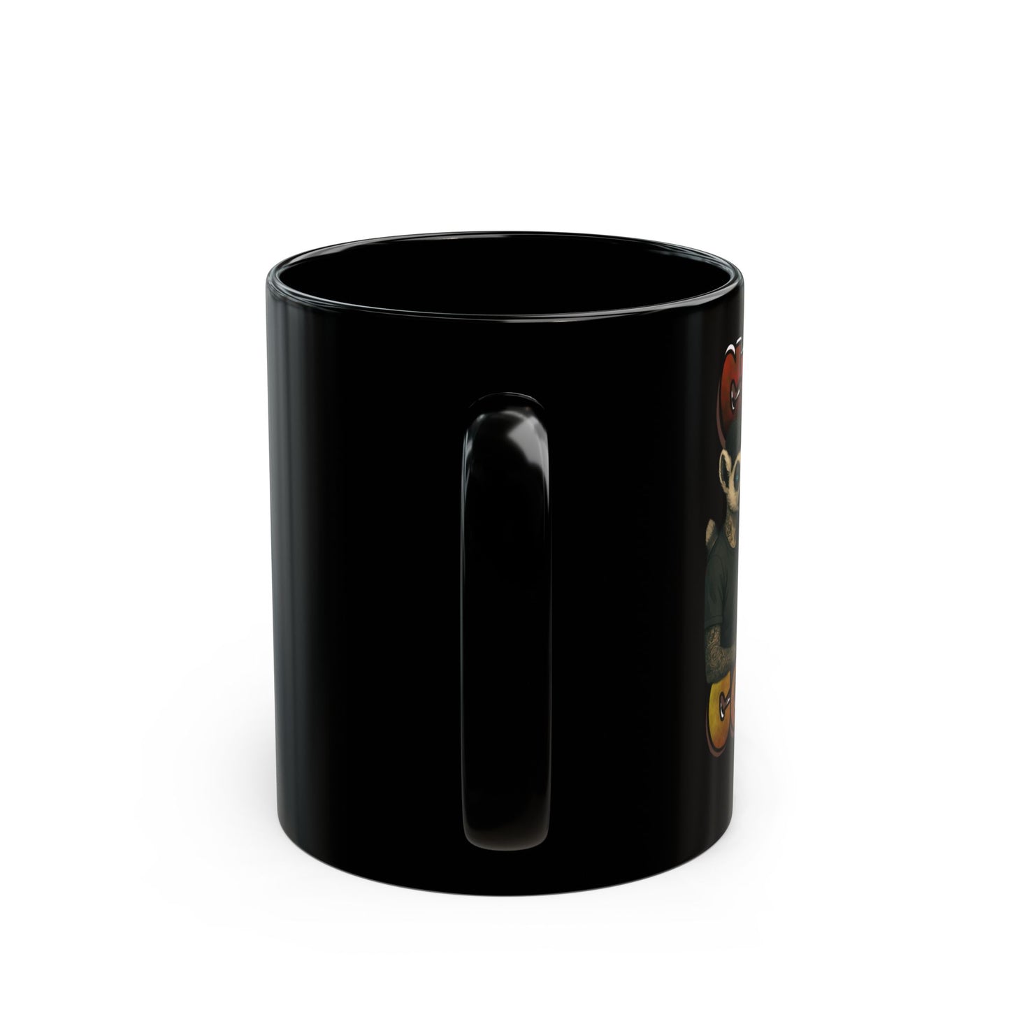 Chaos Over Coffee Black Mug - Perfect Gift for Coffee Lovers