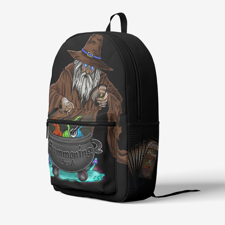 Retro Colorful Print Trendy Backpack