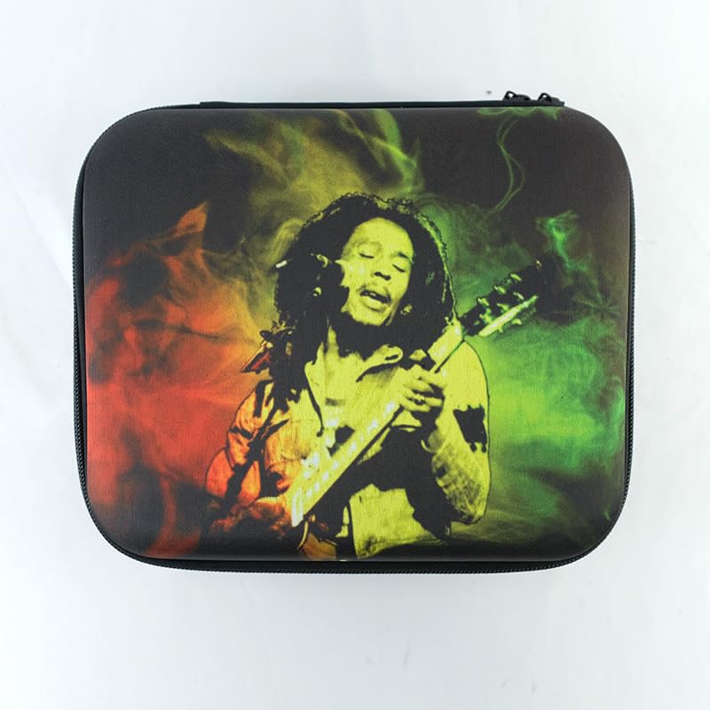 Metal Herb Grinder Rolling Tray Set, Bring a Suitcase Premium Grinder (Black)