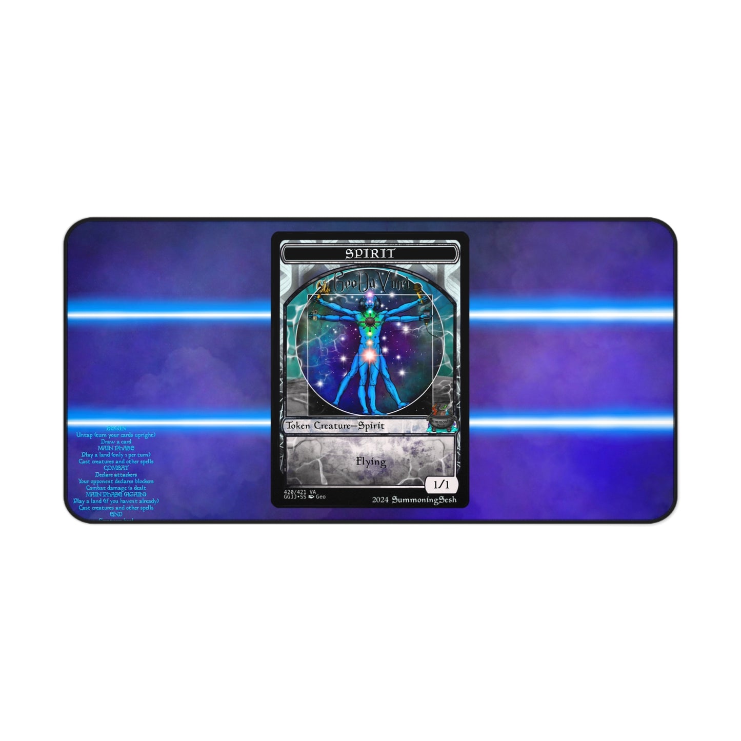 GeoDaVinci Spirit token Card Mat