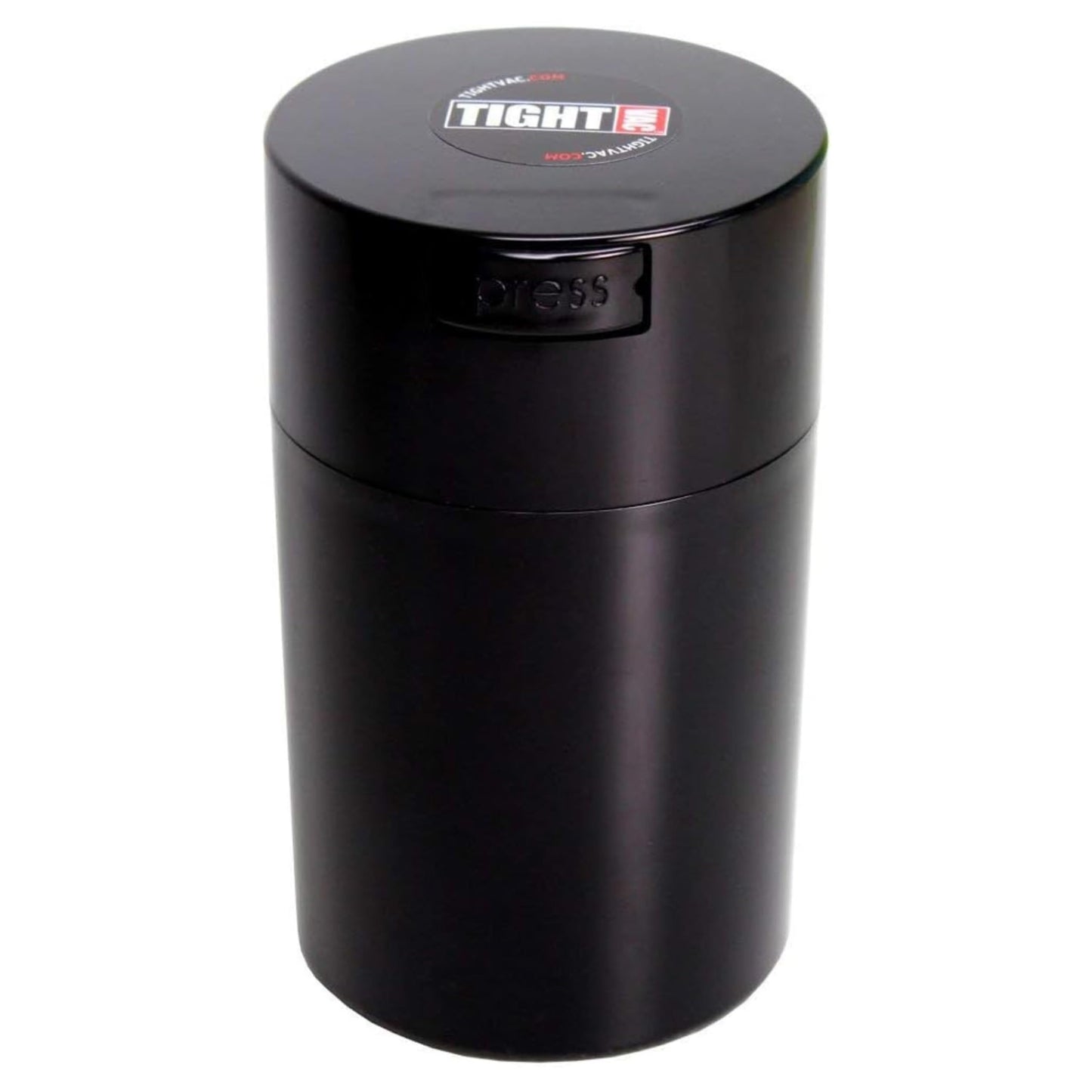 Tightvac 1 oz to 6 ounce - Patented Airtight Container | Multi-use Vacuum Container Works as Smell Proof Containers for Herbs and Dry Goods. Black