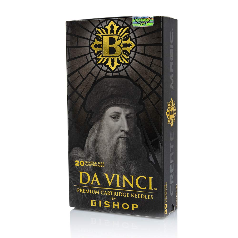 Bishop Da Vinci V2 Cartridge Tattoo Needles - Round Liner - Long Taper (1401RLT)