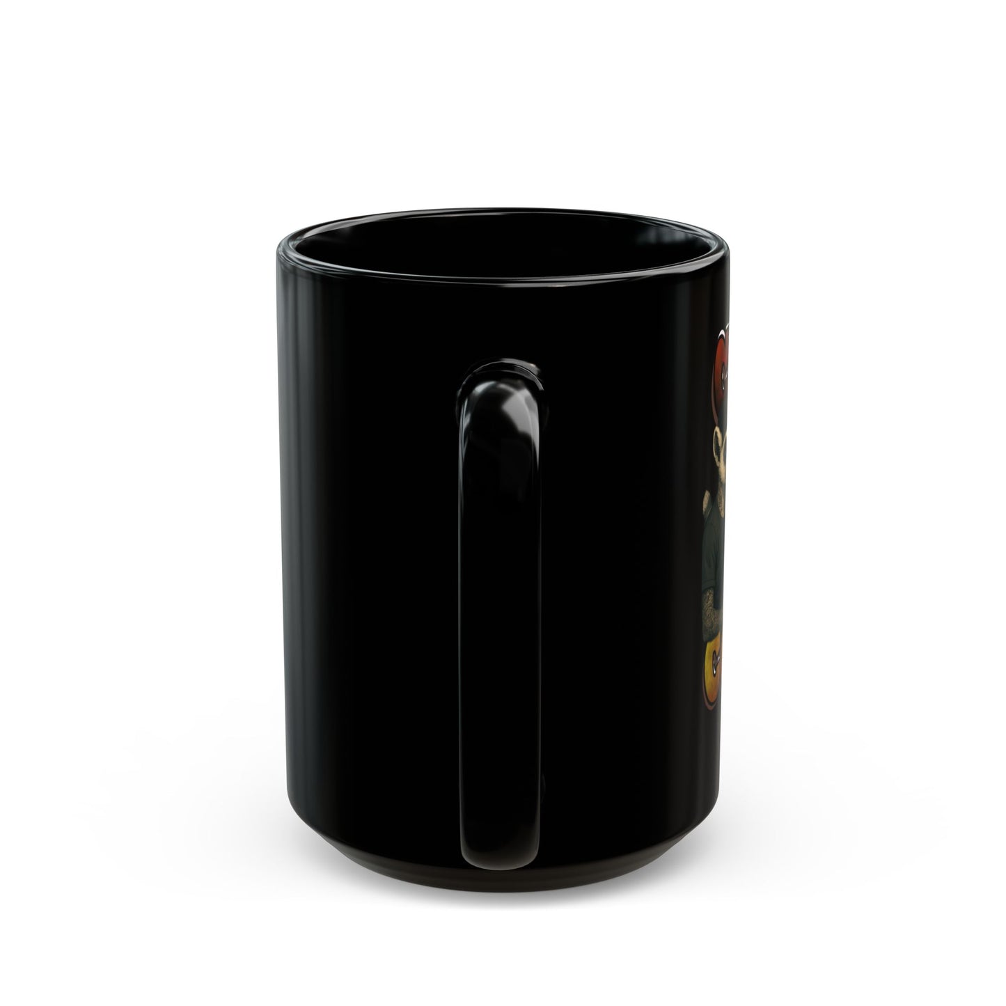 Chaos Over Coffee Black Mug - Perfect Gift for Coffee Lovers