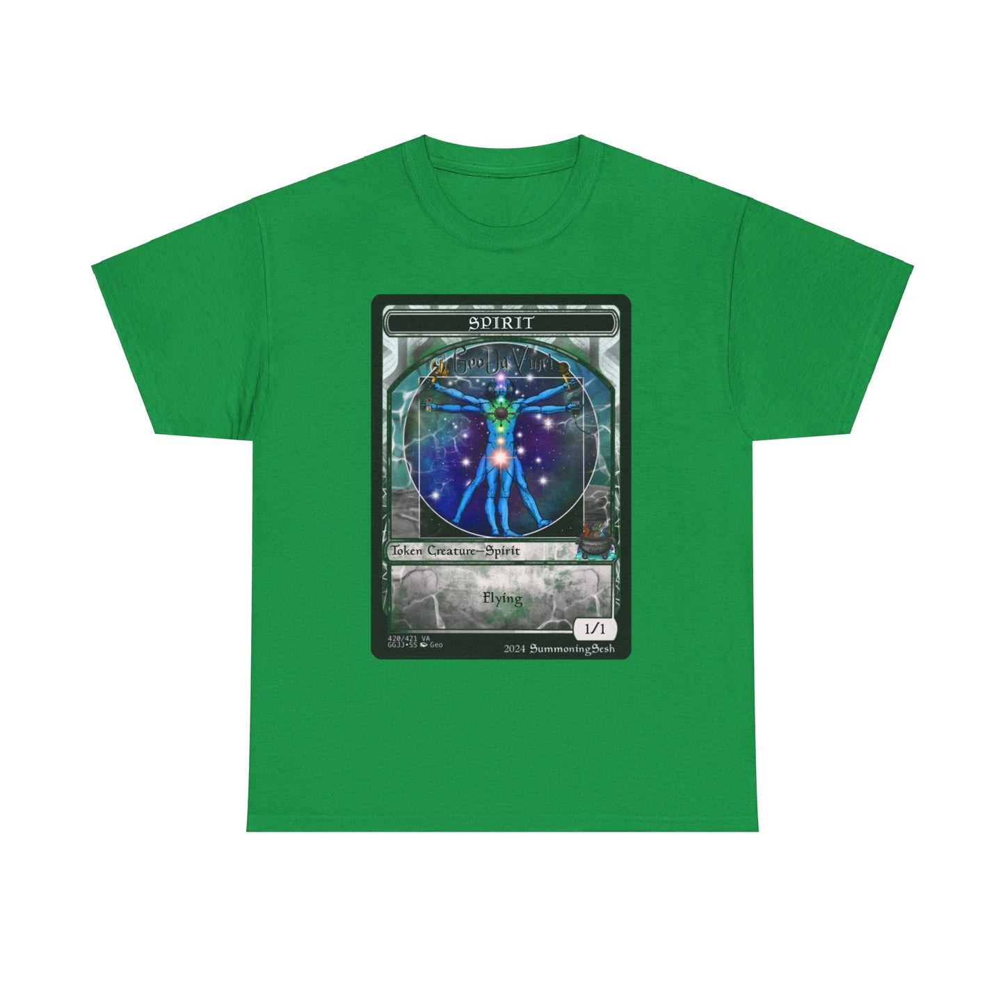 Geo DaVinci Spirit Token Unisex Heavy Cotton Tee