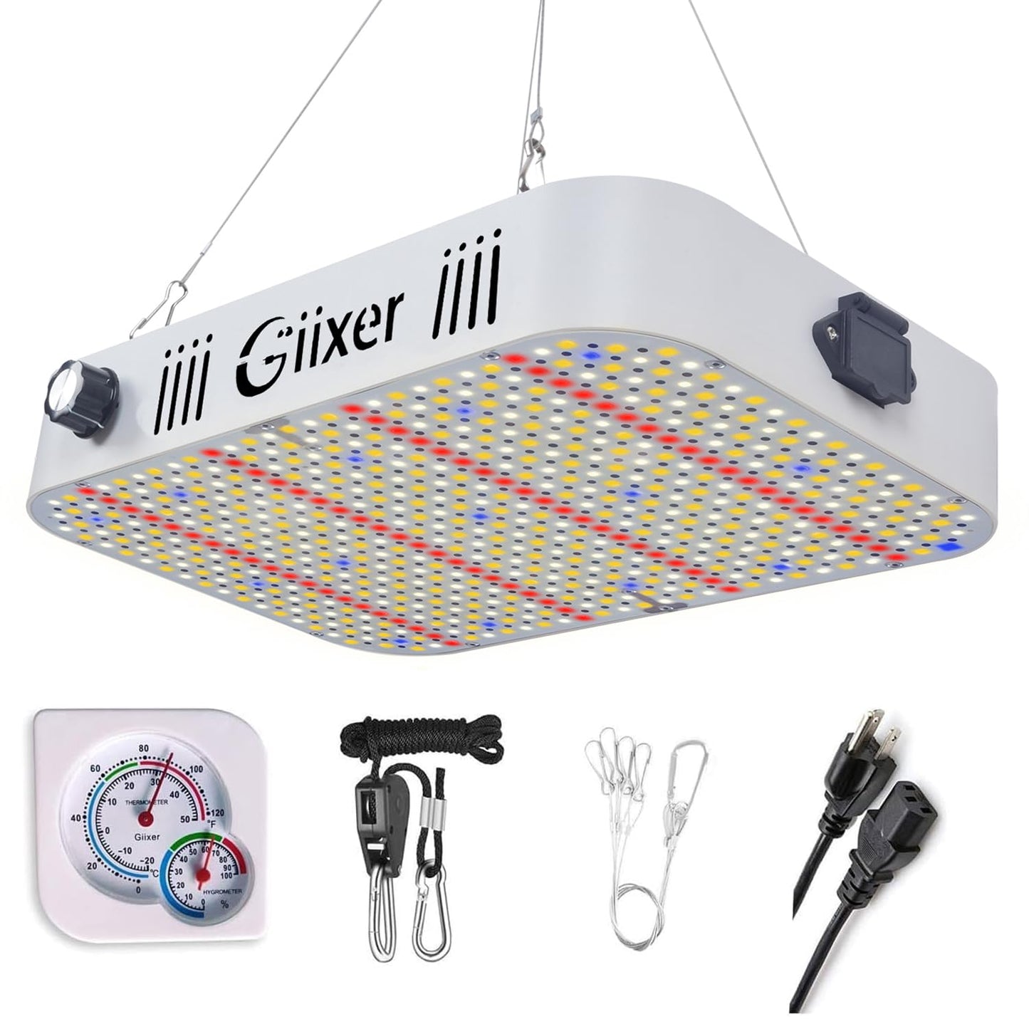 Giixer 1000W LED Grow Light,Dimmable Full Spectrum LED Grow Light Hydroponic Indoor Plants