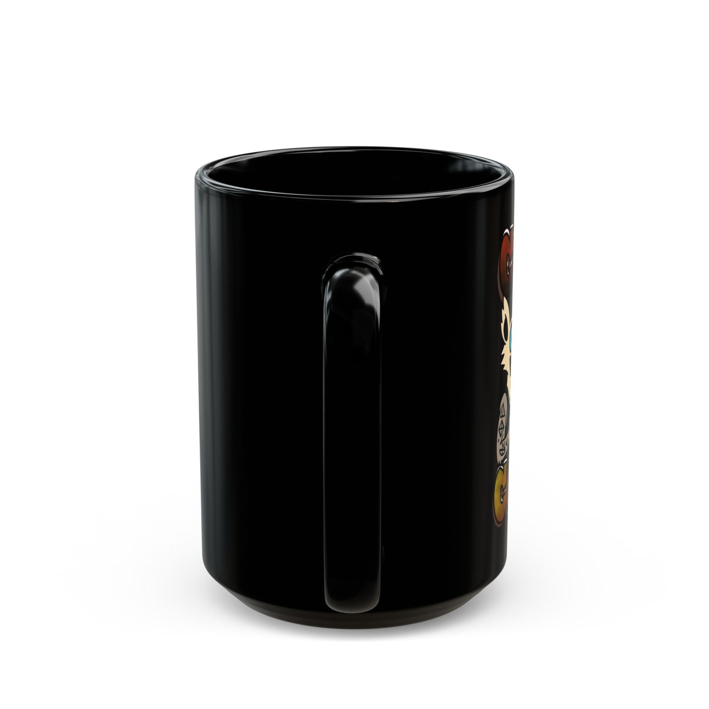 90's Chaos Over Coffee Smoked In edition Black Mug - Perfect Gift for Coffee Lovers