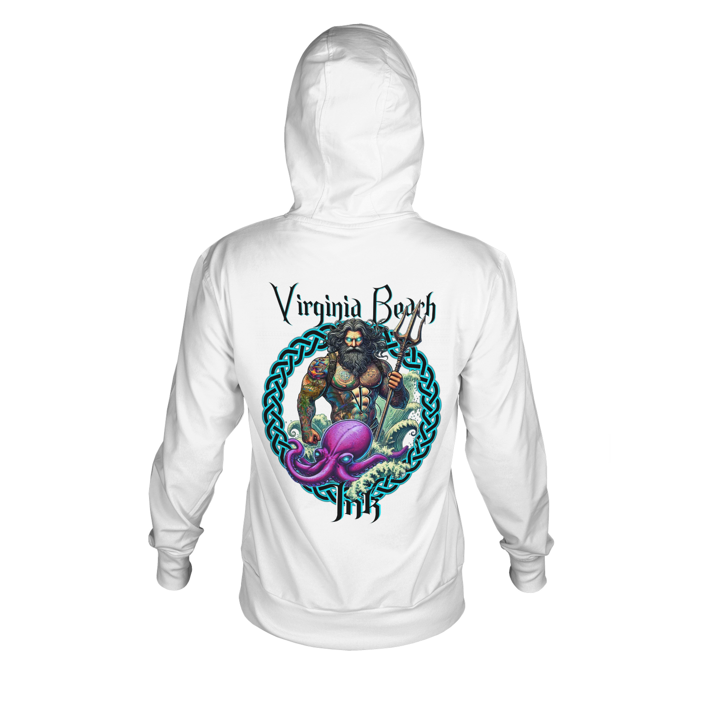 Virginia Beach Ink Pullover Premium Hoodie