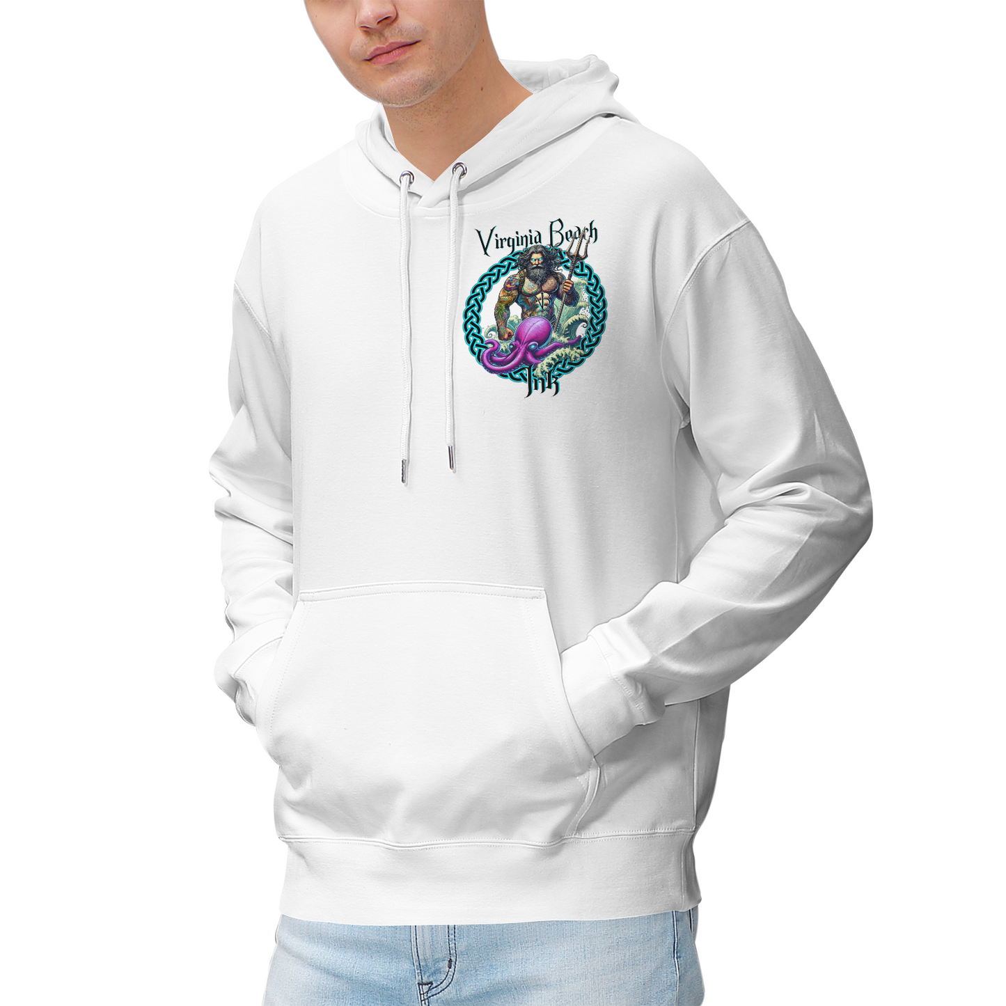 Virginia Beach Ink Pullover Premium Hoodie