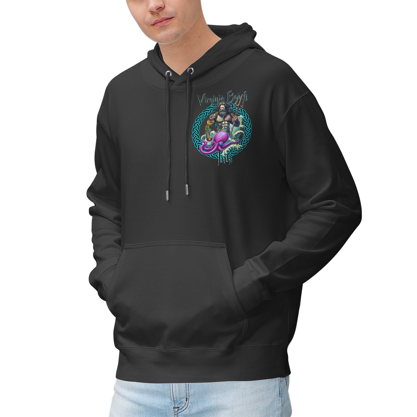 Virginia Beach Ink Pullover Premium Hoodie