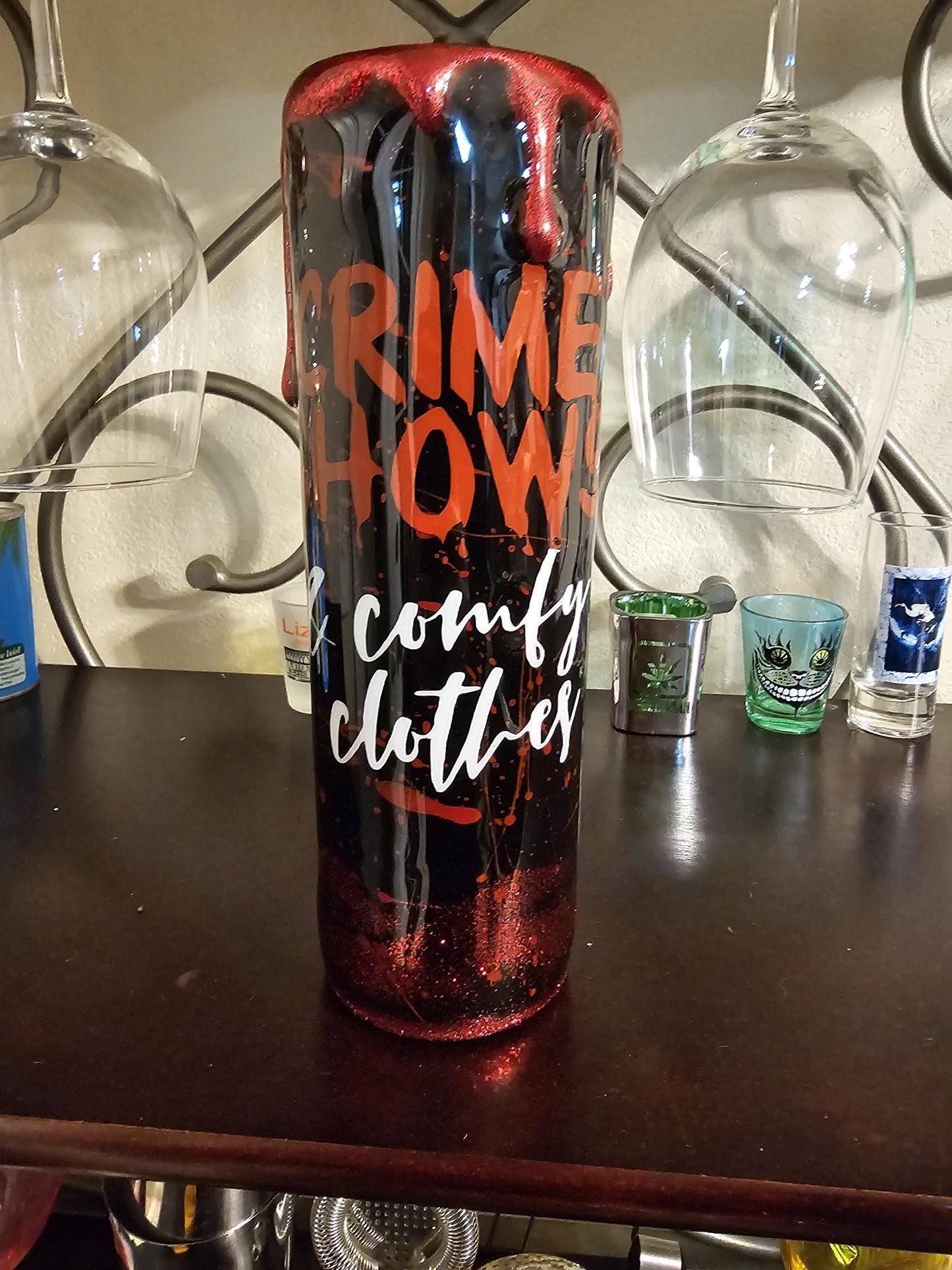 Crime Shows & Comfy Clothes drip tumbler